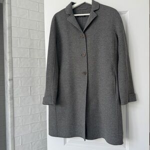 MaxMara - Double-Faced Virgin Wool and Angora Coat in Gray